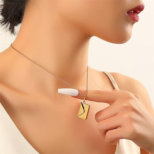 THE ARCTIC MONKEY™  - ENVELOPE LOVE LETTER PENDANT NECKLACE